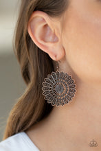 Load image into Gallery viewer, Globetrotting Guru - Copper Earrings - Paparazzi Jewelry