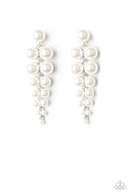 Load image into Gallery viewer, paparazzi-accessories-totally-tribeca-white-post earrings