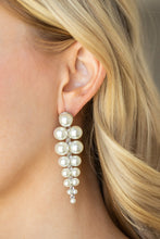 Load image into Gallery viewer, Totally Tribeca - White Post Earrings - Paparazzi Jewelry