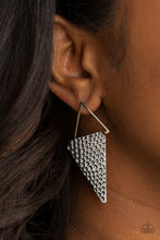 Load image into Gallery viewer, Have A Bite - Silver Post Earrings - Paparazzi Jewelry