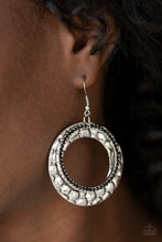 Load image into Gallery viewer, Cinematic Shimmer - Black Earrings - Paparazzi Jewelry