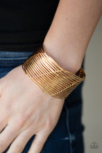 Load image into Gallery viewer, Retro Revamp - Gold Bracelet - Paprazzi Jewelry