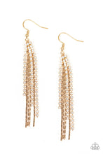 Load image into Gallery viewer, paparazzi-accessories-red-carpet-bombshell-gold-earrings