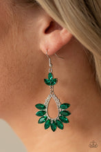 Load image into Gallery viewer, Extra Exquisite - Green Earrings - Paparazzi Jewelry