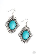 Load image into Gallery viewer, paparazzi-accessories-easy-as-pioneer-blue-earrings