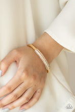 Load image into Gallery viewer, Day to Day Dazzle - Gold Bracelet - Paparazzi Jewelry