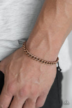 Load image into Gallery viewer, Goal! - Copper Mens Bracelet - Paparazzi Jewelry