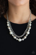 Load image into Gallery viewer, 5th Avenue Romance - White Necklace - Paparazzi Jewelry