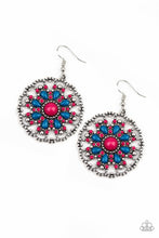 Load image into Gallery viewer, paparazzi-accessories-mardi-gras-garden-pink-earrings