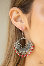 Load image into Gallery viewer, Canyonlands Celebration - Red Earrings - Paparazzi Jewelry