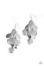 Load image into Gallery viewer, paparazzi-accessories-chime-time-silver-earrings