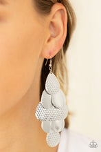 Load image into Gallery viewer, Chime Time - Silver Earrings - Paparazzi Jewelry