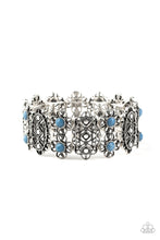Load image into Gallery viewer, paparazzi-accessories-majestic-gardens-blue-bracelet