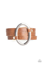 Load image into Gallery viewer, paparazzi-accessories-cowgirl-cavalier-brown-bracelet