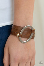 Load image into Gallery viewer, Cowgirl Cavalier - Brown Bracelet - Paparazzi Jewelry