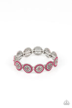 Load image into Gallery viewer, paparazzi-accessories-bohemian-flowerbed-pink-bracelet