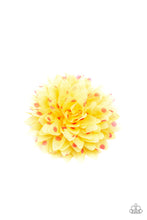 Load image into Gallery viewer, Bloom Boom - Yellow Hair Clip - Paparazzi Jewelry