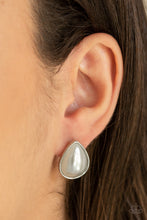 Load image into Gallery viewer, SHEER Enough - White Post Earrings - Paparazzi Jewelry