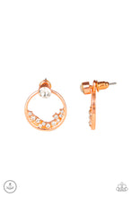 Load image into Gallery viewer, paparazzi-accessories-rich-blitz-copper-post earrings