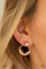 Load image into Gallery viewer, Rich Blitz - Copper Post Earrings - Paparazzi Jewelry