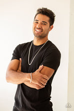 Load image into Gallery viewer, Fighting Chance - Silver Mens Bracelet - Paparazzi Jewelry