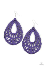 Load image into Gallery viewer, paparazzi-accessories-zesty-zen-purple-earrings