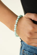 Load image into Gallery viewer, Powder and Pearls - Blue Bracelet - Paprazzi Jewelry