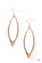 Load image into Gallery viewer, paparazzi-accessories-positively-progressive-gold-earrings