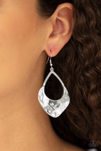 Load image into Gallery viewer, Dig Your Heels In - Silver Earrings - Paparazzi Jewelry