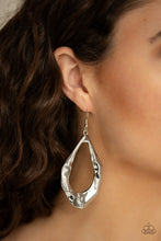 Load image into Gallery viewer, Industrial Imperfection - Silver Earrings - Paparazzi Jewelry