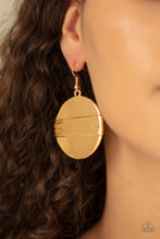 Load image into Gallery viewer, Ultra Uptown - Gold Earrings - Paparazzi Jewelry