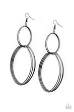 Load image into Gallery viewer, paparazzi-accessories-getting-into-shape-black-earrings