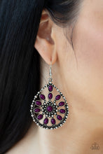 Load image into Gallery viewer, Free To Roam - Purple Earrings - Paparazzi Jewelry
