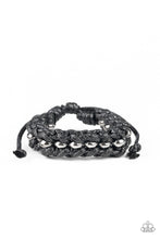 Load image into Gallery viewer, paparazzi-accessories-motor-pool-black-bracelet