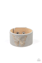 Load image into Gallery viewer, paparazzi-accessories-flirty-flutter-silver-bracelet