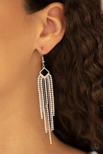 Load image into Gallery viewer, Singing in the REIGN - White Earrings - Paparazzi Jewelry