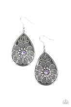 Load image into Gallery viewer, paparazzi-accessories-banquet-bling-purple-earrings