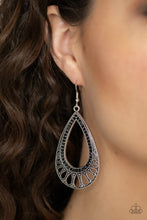 Load image into Gallery viewer, Royal Finesse - Black Earrings - Paparazzi Jewelry