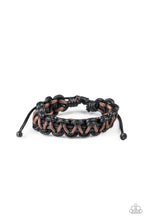 Load image into Gallery viewer, paparazzi-accessories-weave-it-at-that-black-bracelet