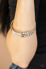 Load image into Gallery viewer, Stack Challenge - Silver Bracelet - Paparazzi Jewelry