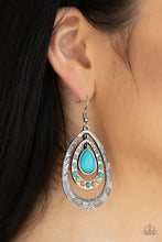 Load image into Gallery viewer, Terra Teardrops - Multi Earrings - Paparazzi Jewelry