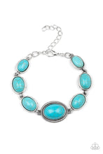 Load image into Gallery viewer, paparazzi-accessories-serene-stonework-blue-bracelet