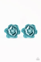 Load image into Gallery viewer, Beautifully Budding - Blue Hair Clip - Paparazzi Jewelry