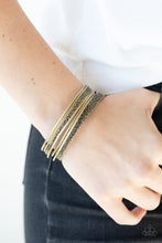 Load image into Gallery viewer, Full Circle - Brass Bracelet - Paparazzi Jewelry