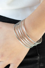 Load image into Gallery viewer, HAUTE Wired - Silver Bracelet - Paparazzi Jewelry