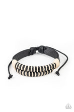 Load image into Gallery viewer, paparazzi-accessories-trail-time-black-bracelet