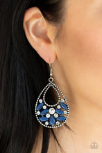 Load image into Gallery viewer, Dewy Dazzle - Blue Earrings - Paparazzi Jewelry