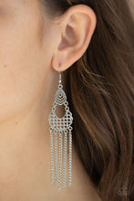 Load image into Gallery viewer, Insane Chain - Silver Earrings - Paparazzi Jewelry