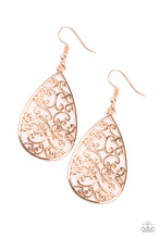 Load image into Gallery viewer, paparazzi-accessories-divine-vine-copper-earrings