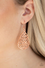 Load image into Gallery viewer, Divine Vine - Copper Earrings - Paparazzi Jewelry